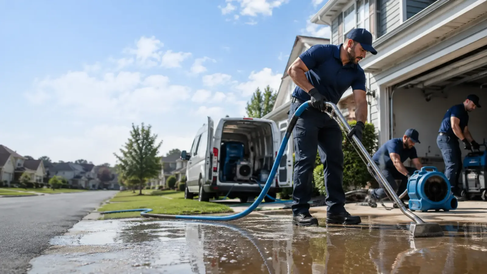 Flood Damage Restoration in Trinway, OH